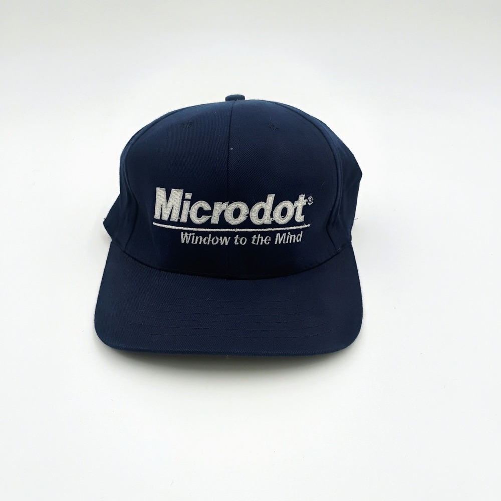 THC Clothing Window to the Mind Parody Navy Blue Embroidered Baseball Cap VTG